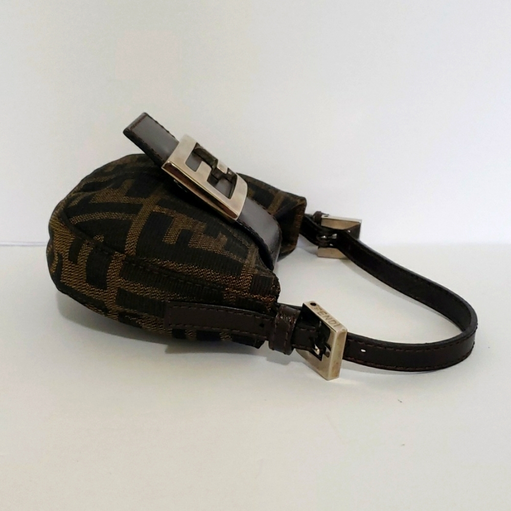Fendi Zucca Canvas Micro Croissant Bag - Picture 7 of 16